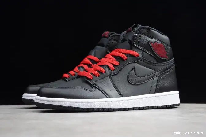 Rep Husky Air OG Jordan Retro Satin 1 High 555088-060 Black 0505
